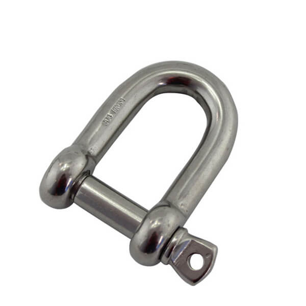marine eshop uae Stainless Steel 316 European Commercial Large D Shackle AIS 316 25mm D Shackle Screw Pin Europea