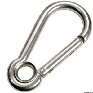 AIS 316 12X140mm Spring Hook With Eyelet T
