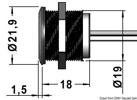 marine eshop uae EN 14.482.00 dis Dimmerable Touch Switch For LED Lights - Image 2