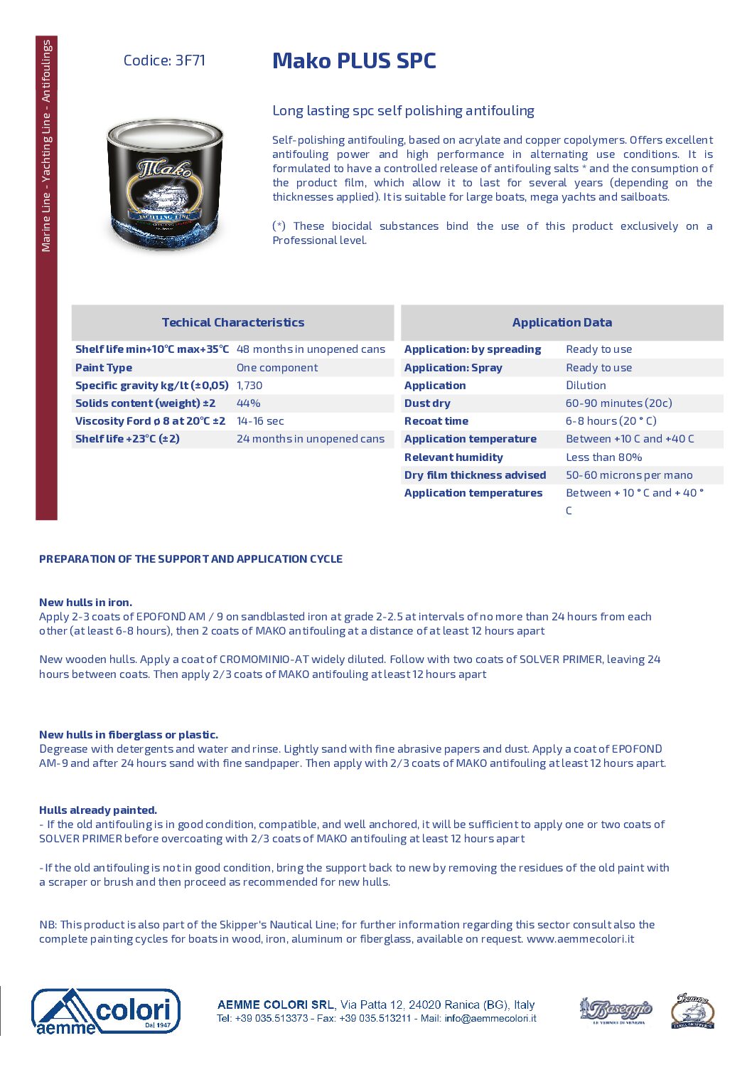 Mako PLUS SPC pdf Skipper's Line Antifouling Mako - Image 2
